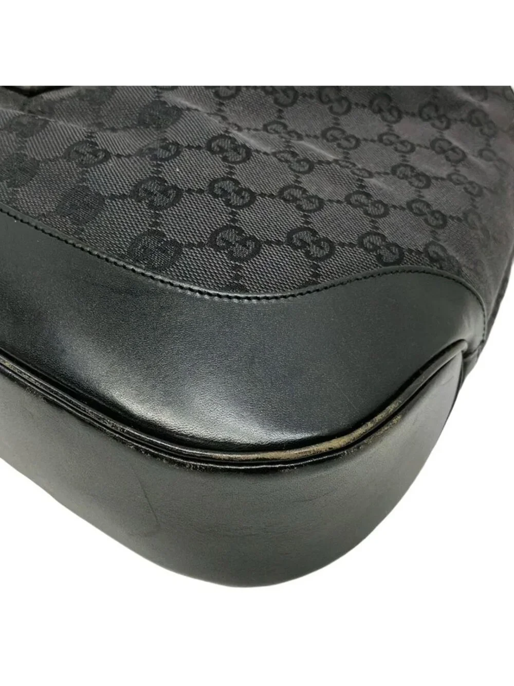 Gucci Shoulder Bag Jackie Black Leather